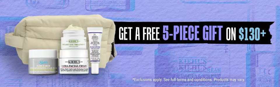 Get a free 5-piece gift on orders $130+