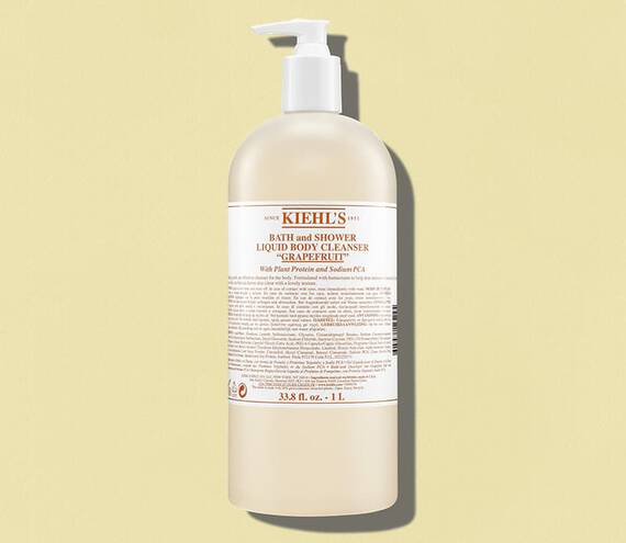 Pump bottle of Kiehl’s Bath and Shower Liquid Body Cleanser