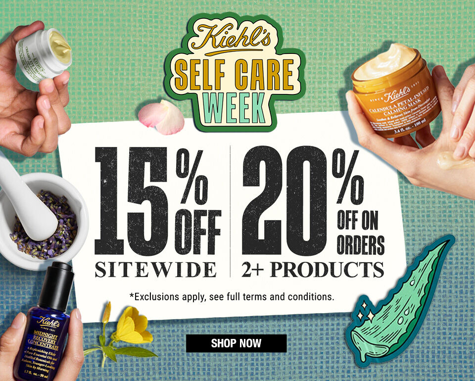 Self Care Week: Enjoy 15% off sitewide, or 20% off when you buy 2 or more products.
