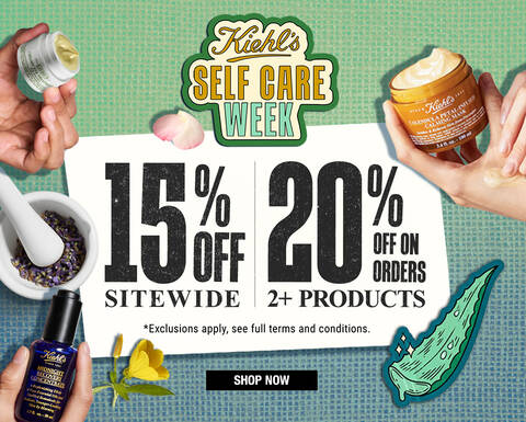 Self Care Week: Enjoy 15% off sitewide, or 20% off when you buy 2 or more products.