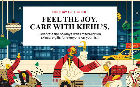 Feel the joy. Care with Kiehl's