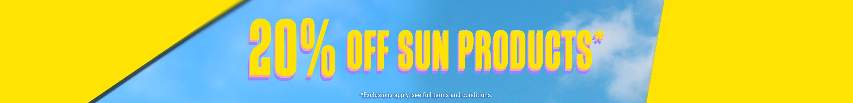 20% OFF SUN COLLECTION