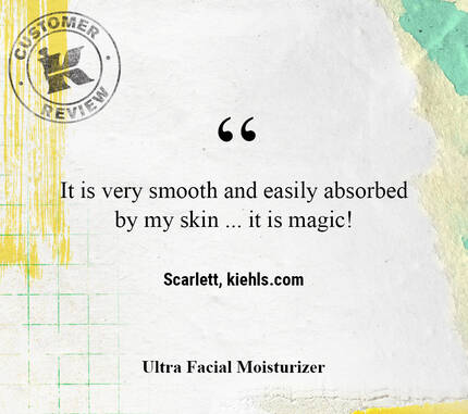 It is very smooth and easily absorbed by my skin ... it is magic! —Scarlett, kiehls.ca