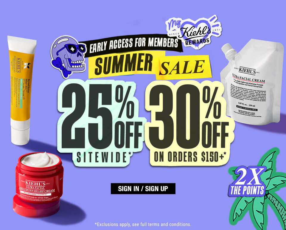 Early Access Summer Sale: Enjoy 25% Off Sitewide and 30% Off Orders $150+