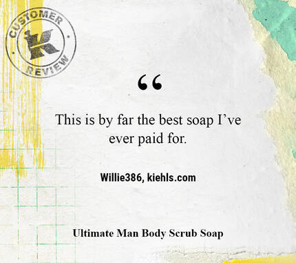 This is by far the best soap I’ve ever paid for. —Willie386, kiehls.ca