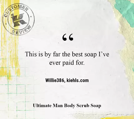 C’est de loin le meilleur savon que j’ai jamais achete. —Willie386, kiehls.ca