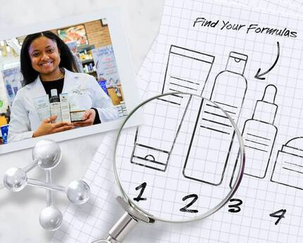 Localisateur de routine pour la peau