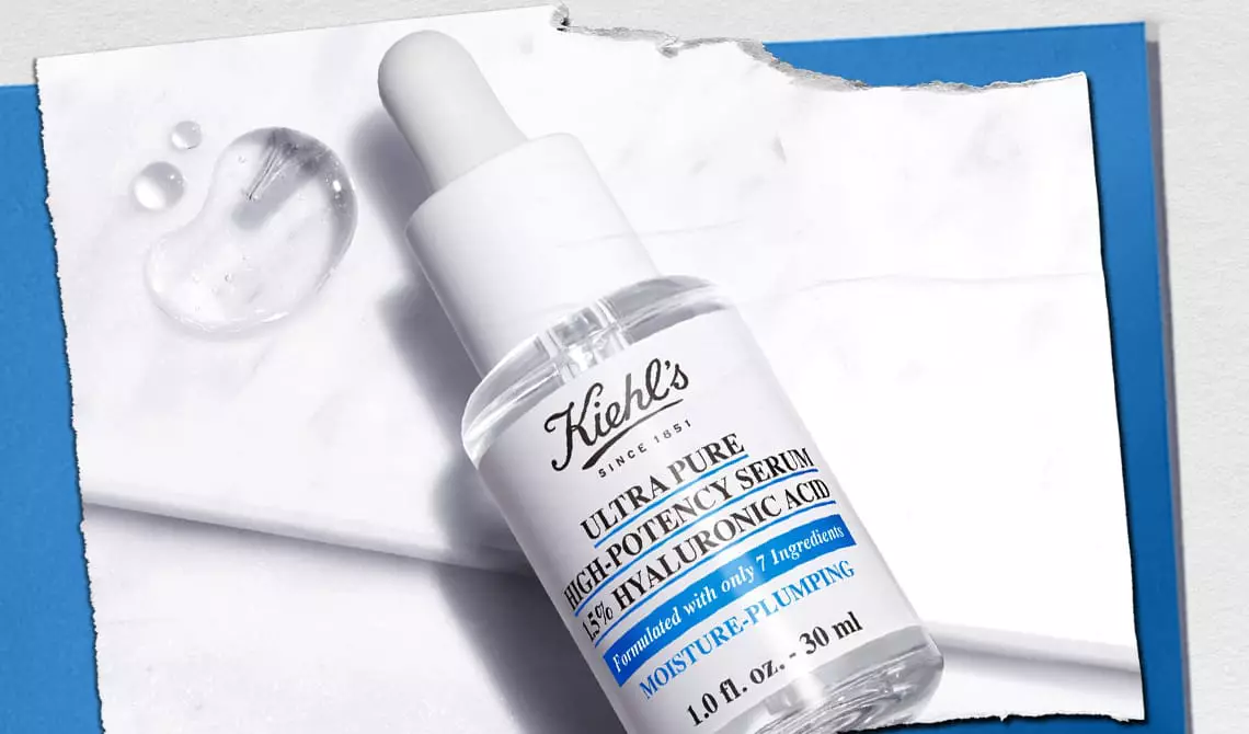 Bottle of Kiehl’s Ultra Pure High-Potency Serum 1.5% Hyaluronic Acid