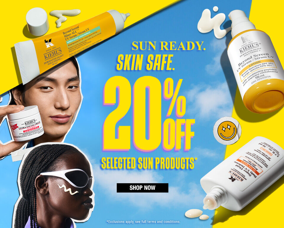 ENJOY 20% OFF SELECTED SUN PRODUCTS 