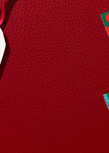 Kiehl's 2026 holiday gift guide promotional banner featuring category buttons for bestsellers, suncare, moisturizers, men's products, and services against a red background. 
