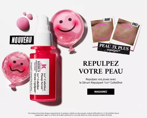 Magasinez notre nouveau serum repulpant CollaShot 1cc