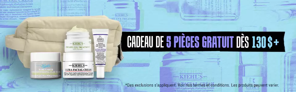Recevez un cadeau de 5 pieces gratuit sur les commandes $130+