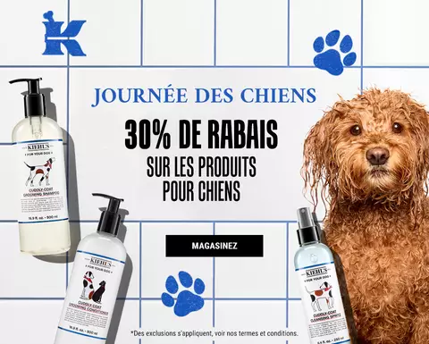 JOURNEE DES CHIENS : -30% SUR LES PRODUITS POUR ANIMAUX !