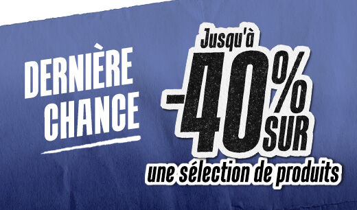 Obtenez jusqu'a 40% sur une selection de produits!