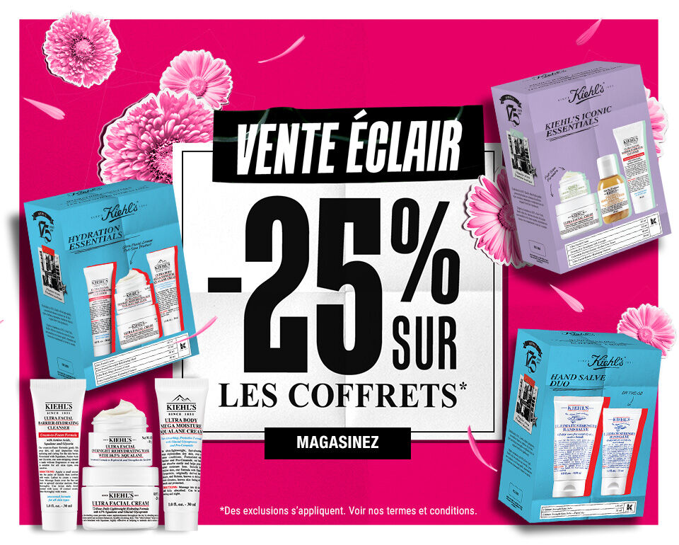 Vente Eclair: -25% sur les coffrets