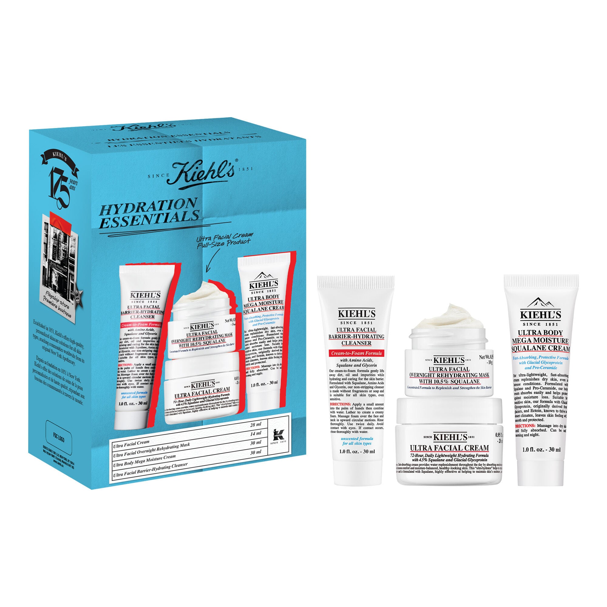 Les essentiels hydratants