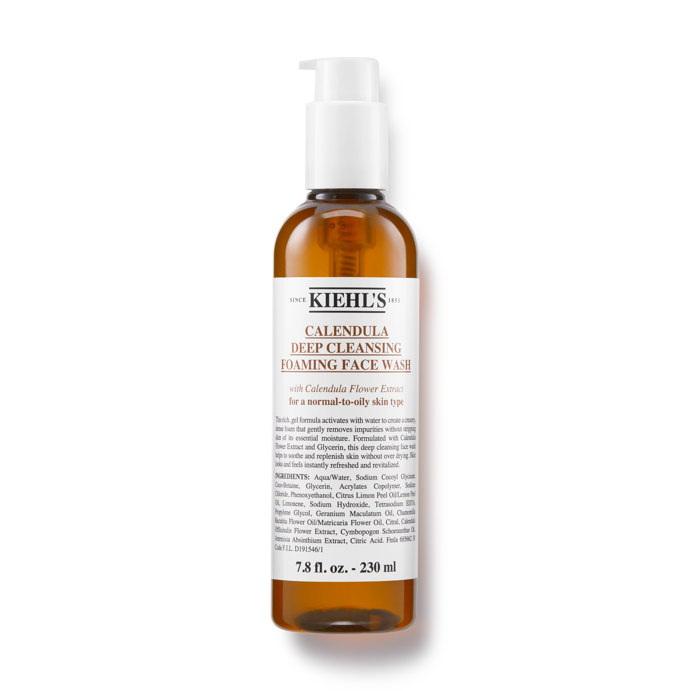 Calendula Deep Cleanser. Impurity Fighting Foam Face Wash