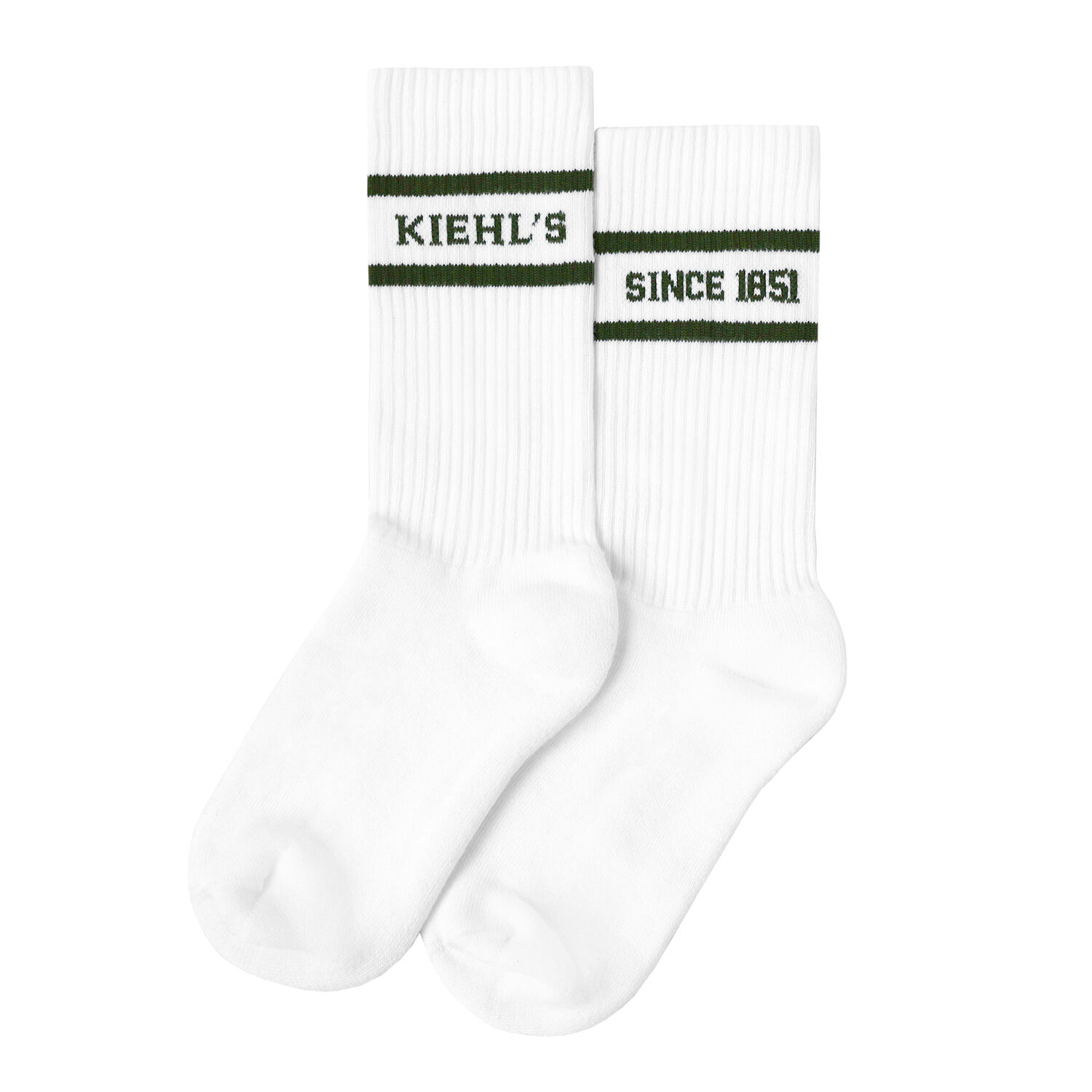 Image of Kiehl’s Deux Stripe Sock - Dark Green