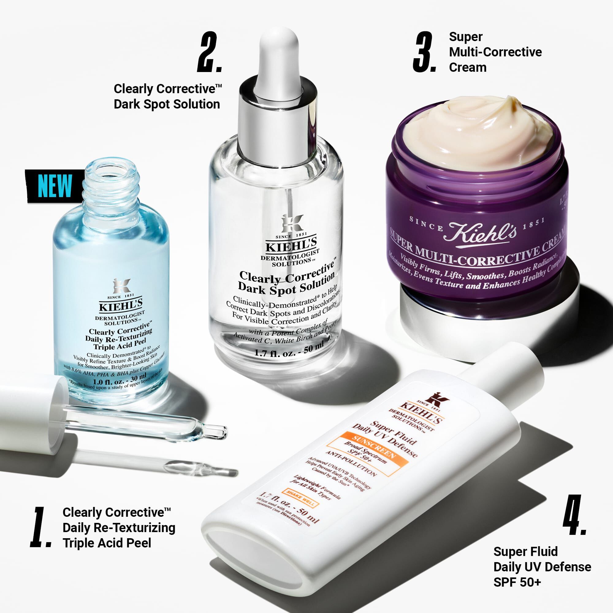 Kiehl's スキンケア Clearly Corrective™ Daily Re-Texturizing Triple Acid Peel — Kiehl's