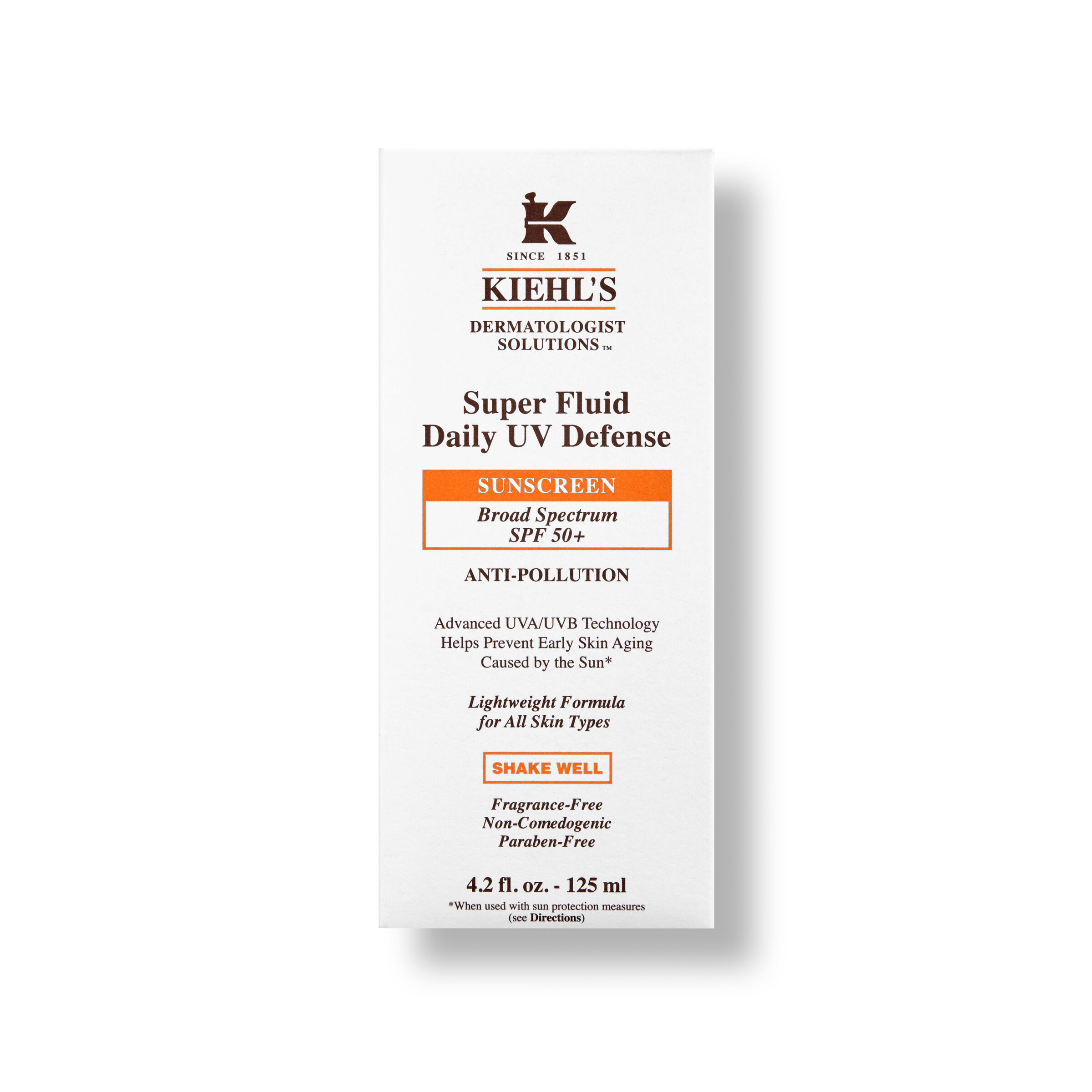 Super Fluid UV Defense SPF 50. Lightweight facial sunscreen Kiehl s