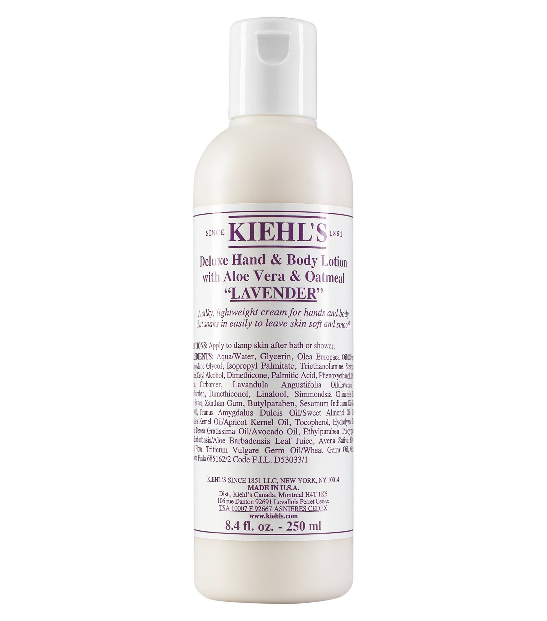 Deluxe Hand & Body Lotion Body Lotion with Aloe Vera Kiehl’s