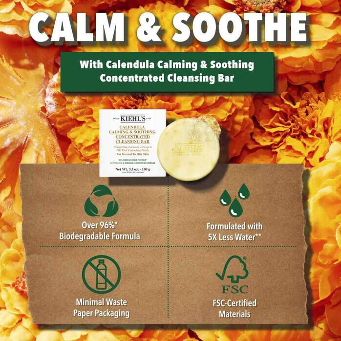 Calendula Calming & Soothing Concentrated Cleansing Bar
