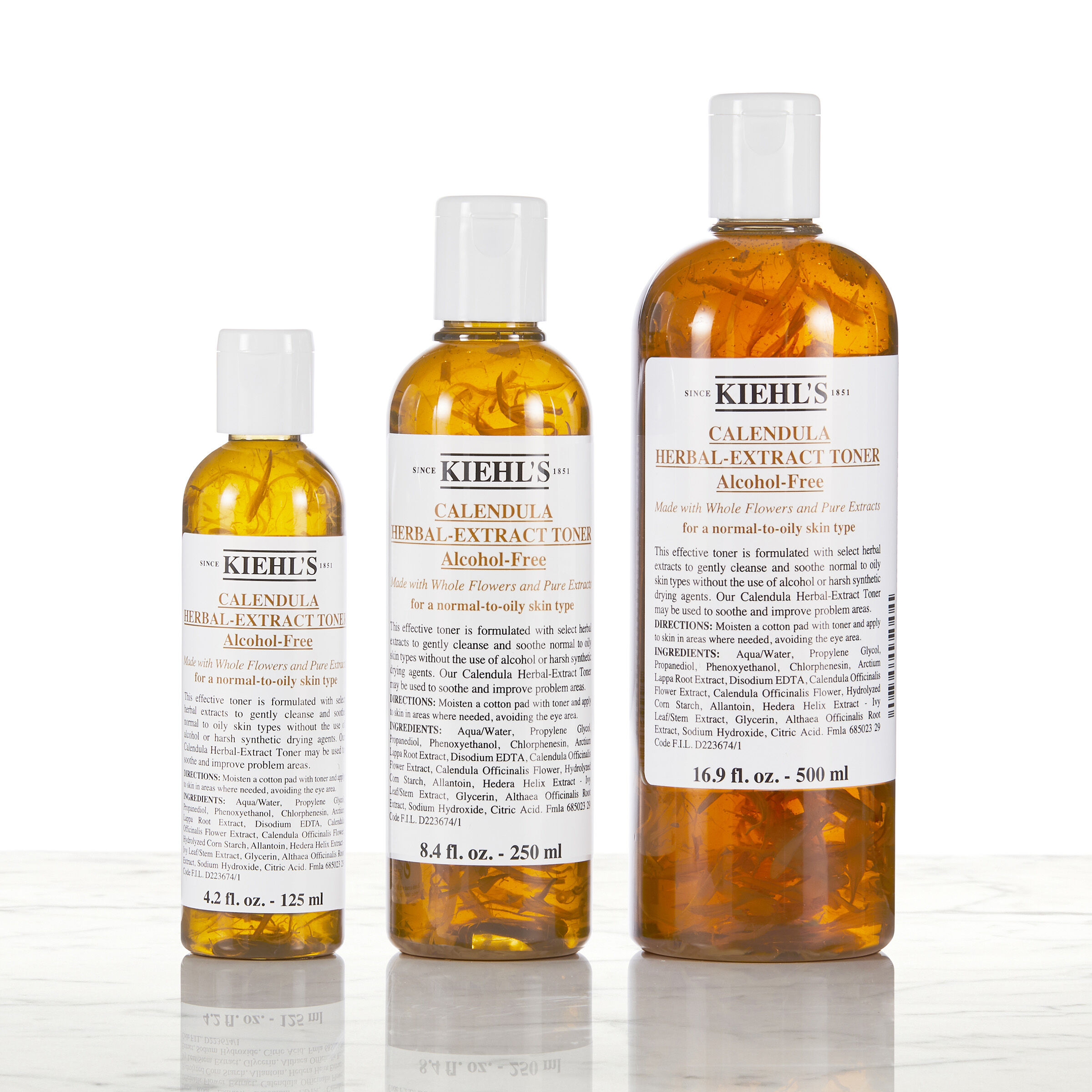 化粧水・ローション・トナー Kiehl's Calendula Herbal-Extract Toner Calendula Herbal-Extract Face Toner - Skin Redness - Kiehl's