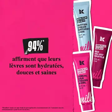 Coffret de baumes a levres Kiehl's x Milk Bar