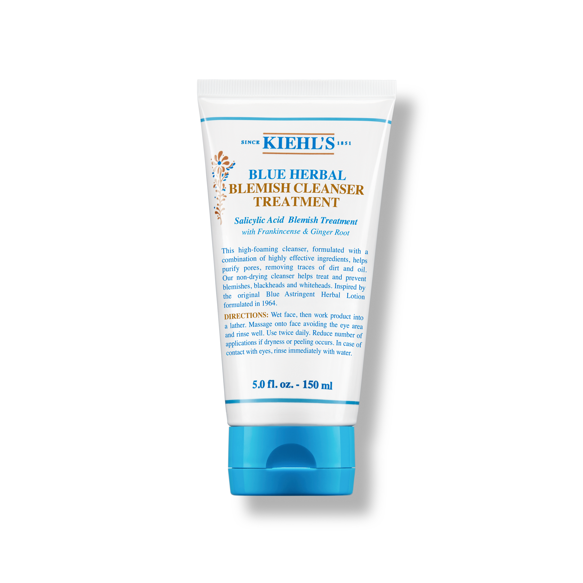Blue Herbal Acne Cleanser Cleanser with Salicylic Acid Kiehl’s
